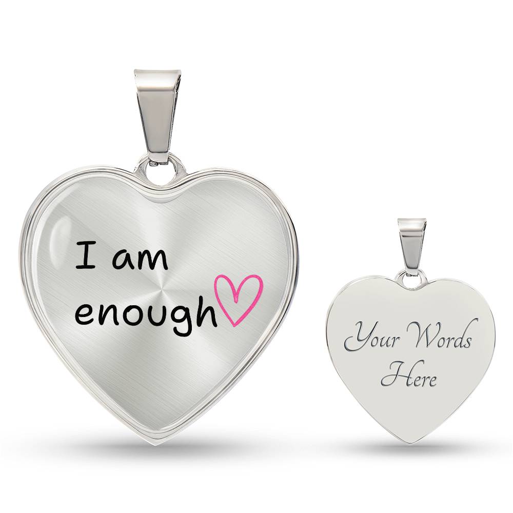 I Am Enough Necklace -Personalized