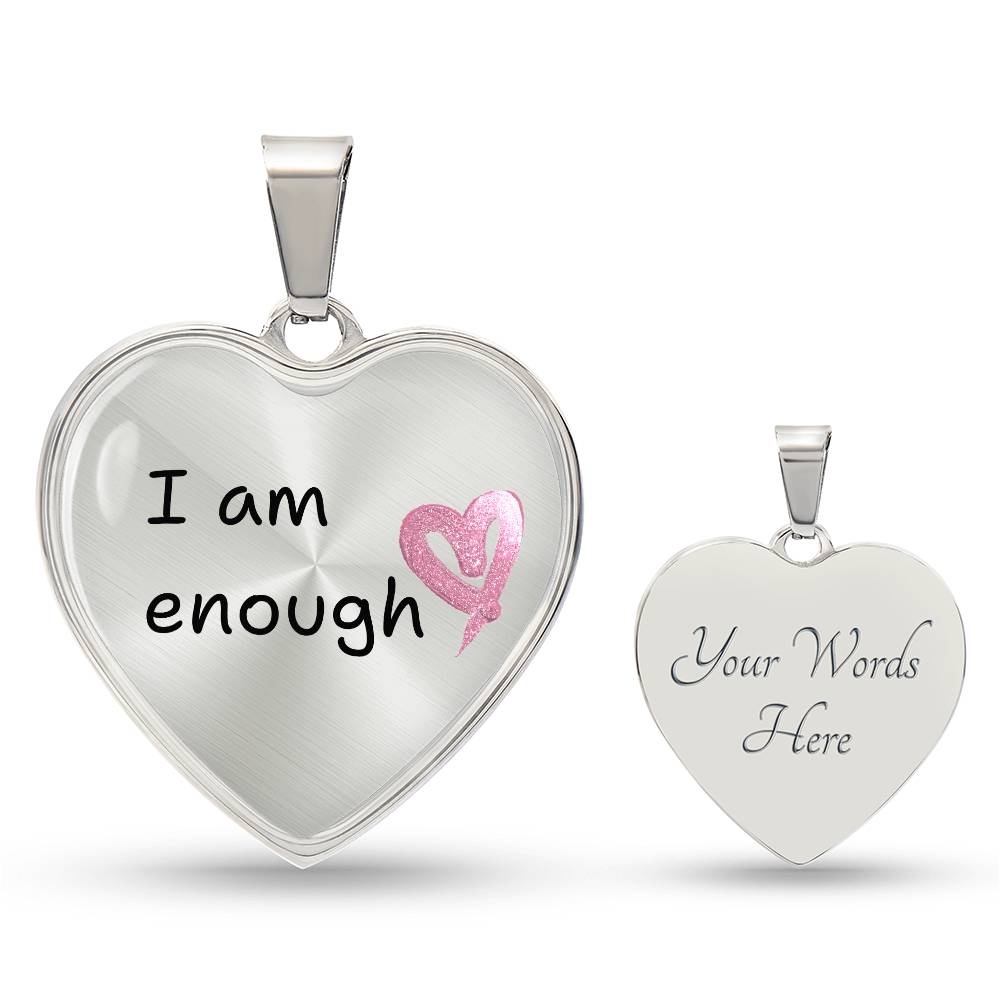 I Am Enough Necklace -Personalized