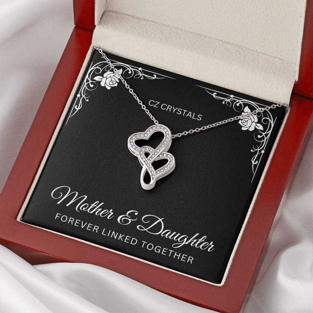 Mother Daughter Necklace - Forever Linked Together