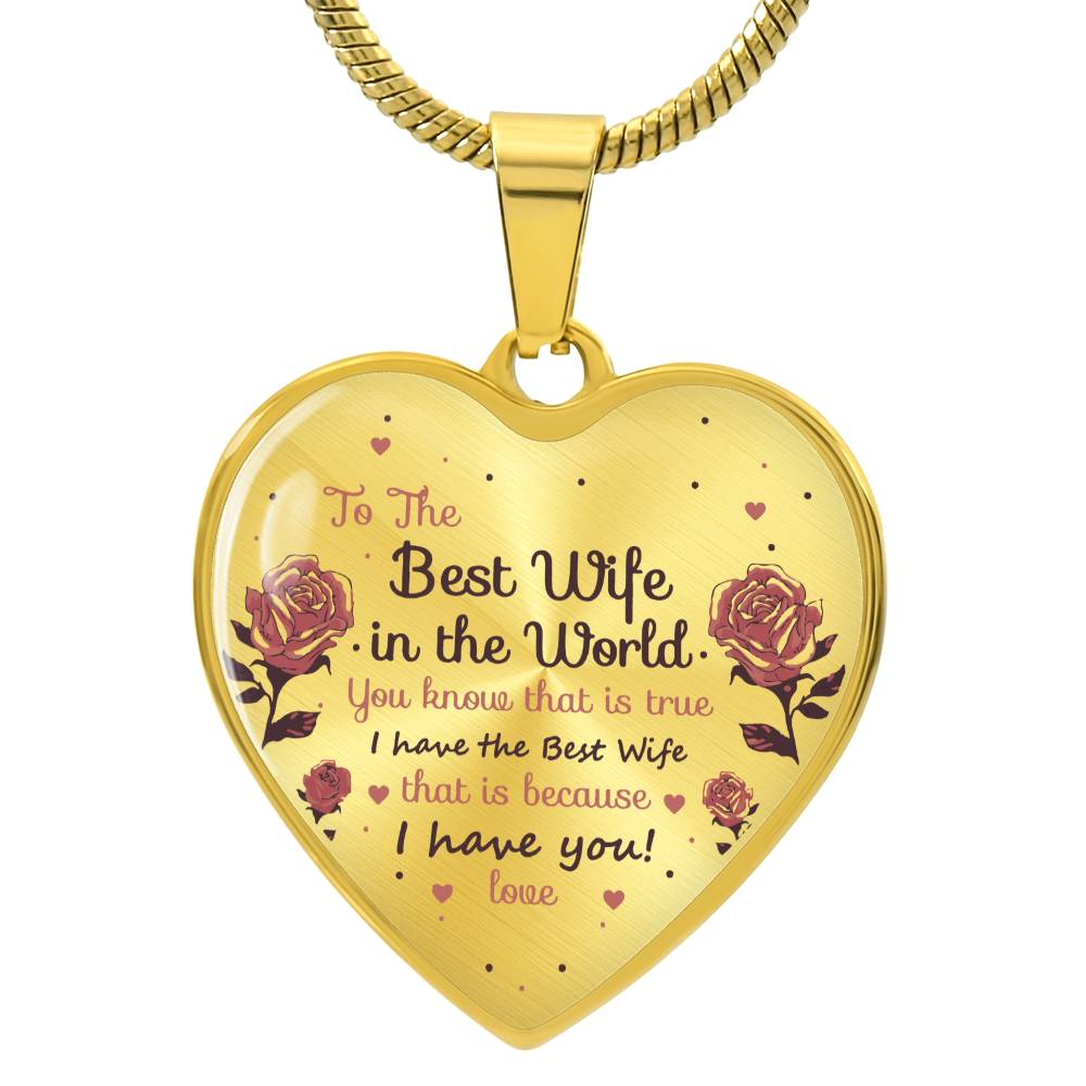 To  My Wife Necklace