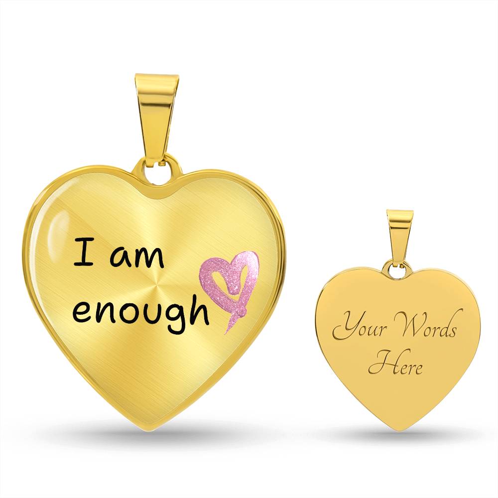 I Am Enough Necklace -Personalized