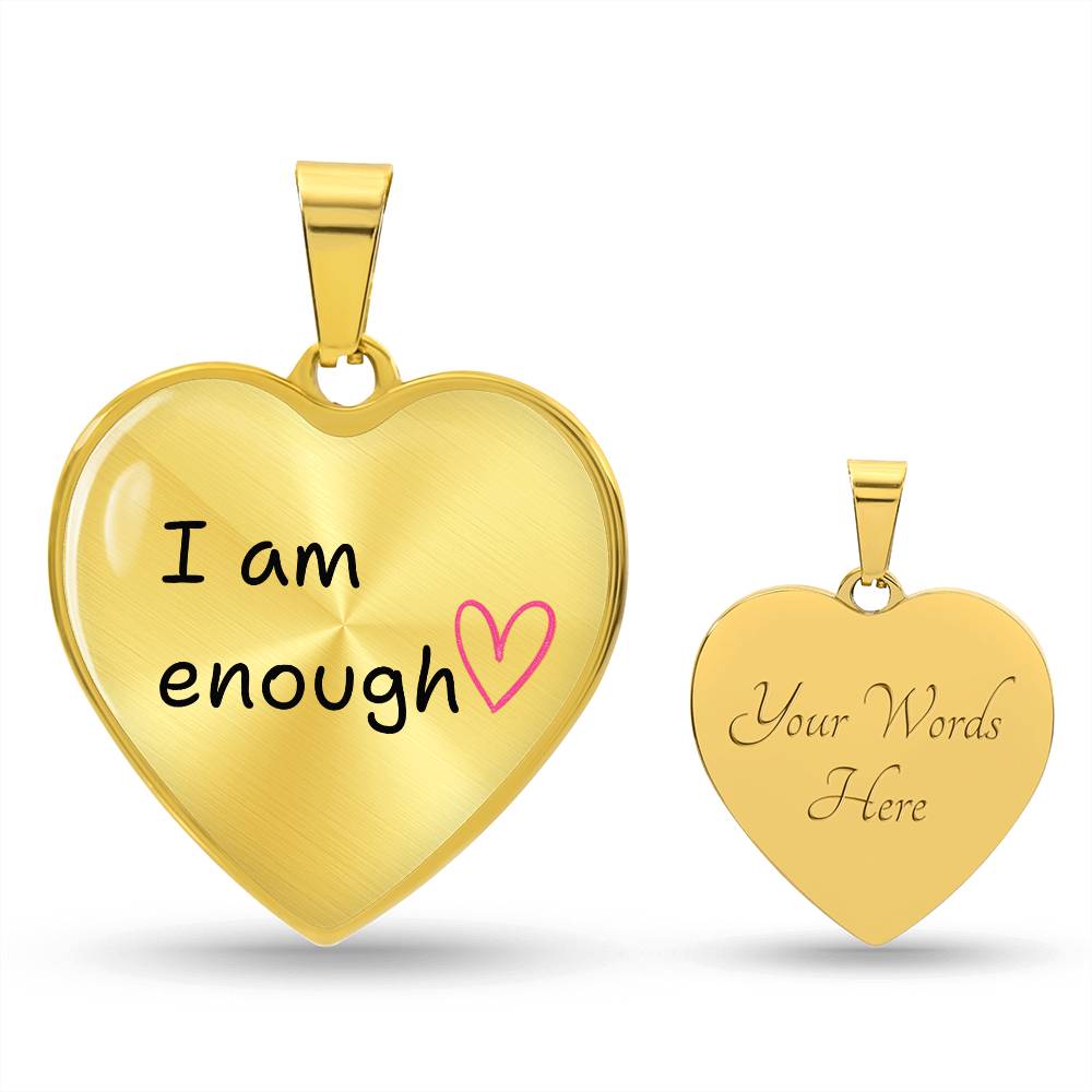 I Am Enough Necklace -Personalized