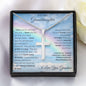 Personalized Cross Necklace - I Believe in You - To My Granddaughter