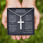 Promise Necklace - Engraved Cross Necklace