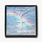 Personalized Cross Necklace - I Believe in You - To My Mom