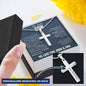 To Our Son From Mom and Dad Engraved Cross Necklace