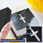 Engraved Cross Necklace