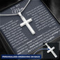 To My Mom from Daughter | You're Still My Mom | Personalized Cross Necklace