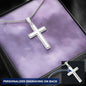 Engraved Cross Necklace