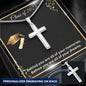 Class of 2023 | Dreams | Engraved Cross Necklace