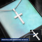 Engraved Cross Necklace