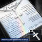 Personalized Cross Necklace - I Believe in You -To My Daughter