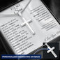 To My Son | I Believe in You | Personalized Cross Necklace