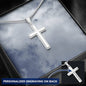 Engraved Cross Necklace