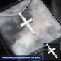 Engraved Cross Necklace