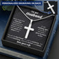 To My Husband | Personalized Cross Necklace