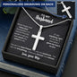 To My Husband | Personalized Cross Necklace