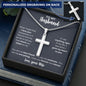 To My Husband | Personalized Cross Necklace