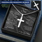 Graduation Gift for Son | I Believe in You | Personalized Cross Necklace