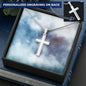 Engraved Cross Necklace