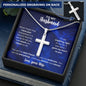 To My Husband | Personalized Cross Necklace