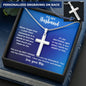 To My Husband | Personalized Cross Necklace