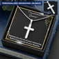 Graduation Gift | Dreams | Personalized Cross Necklace