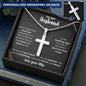 To My Husband | Personalized Cross Necklace
