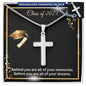 Class of 2023 | Dreams | Engraved Cross Necklace
