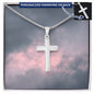 Engraved Cross Necklace