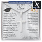 Graduation Gift for Son | I Believe in You | Personalized Cross Necklace