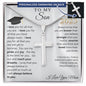 Graduation Gift for Son | I Believe in You | Personalized Cross Necklace