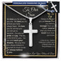 To Our Son | Believe in You | Personalized Cross Necklace