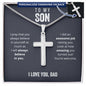 To My Son from Dad - Funny Card Gift - Awesome Job Raising You