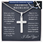 Promise Necklace | Personalized Engraved Cross Necklace