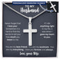 To My Husband | Personalized Cross Necklace