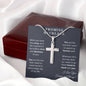 Promise Necklace - Engraved Cross Necklace