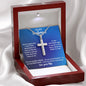 To My Husband | Personalized Cross Necklace