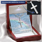Personalized Cross Necklace - I Believe in You - To My Granddaughter