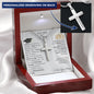Graduation Gift for Son | I Believe in You | Personalized Cross Necklace