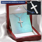 Engraved Cross Necklace