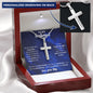 To My Husband | Personalized Cross Necklace
