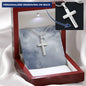 Engraved Cross Necklace
