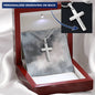 Engraved Cross Necklace