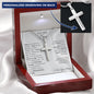 To My Son | I Believe in You | Personalized Cross Necklace