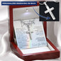 Personalized Cross Necklace - I Believe in You - To My Daughter