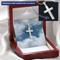 Engraved Cross Necklace