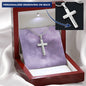 Engraved Cross Necklace