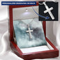 Engraved Cross Necklace