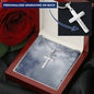Engraved Cross Necklace